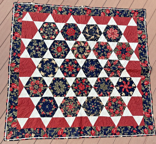 Trapunta throw lap triangolo - throw,