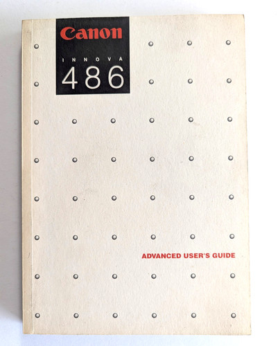 Canon innova 486 advanced - canon,