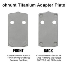 Piastra adattatore punto rosso