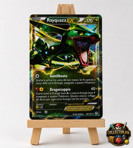 Carta pokèmon rayquaza - carta, ex