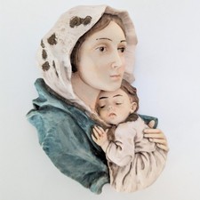 Hand Painted Resin Madonna and