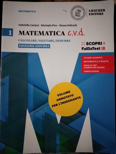 Cariani matematica ed - cariani,