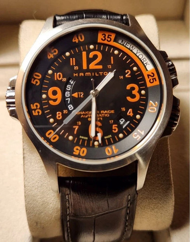 Hamilton kaki air race gmt