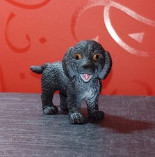 HAPPY PUPPY CANE TERRANOVA NEWFOUNDLAND PLASTICA CUCCIOLO PELOSETTO 9 RAZZE+CARD