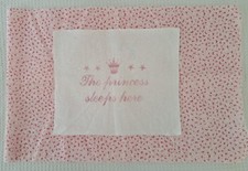 Set ricamo rosa punto croce