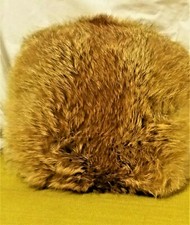 Manicotto  scaldamani volpe rossa vintage real fur  anni '90