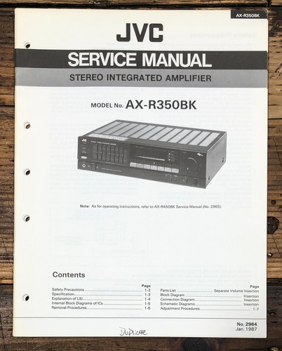 Jvc r350 amplificatore - ax-r350,