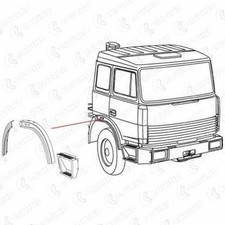 Semiparafango anteriore destro Iveco 190 TurboStar   42341981 190-176     423419