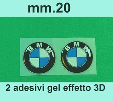 2 adesivi BMW GEL 20. mm