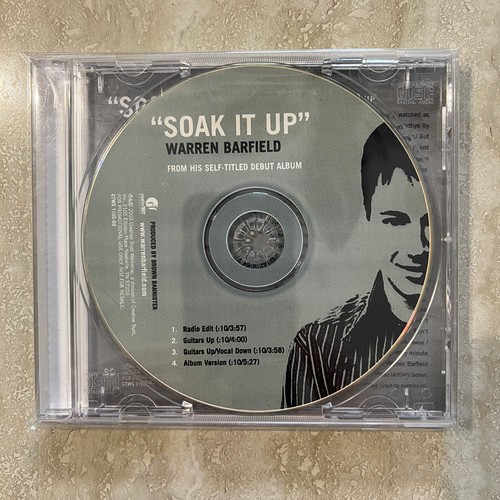 Warren barfield soak - soak, it
