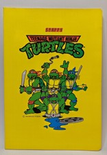 TURTLES NINJA NOTEBOOK QUADERNO GRANDE A5 CARTOLERIA VINTAGE 1990 SNAPPY MIRAGE