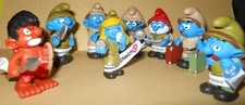 PUFFI SMURFS SCHLUMPF 20912 SERIE COMPLETA  GIUNGLA COMPLETE JUNGLE SERIES