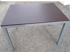 Tavolo bar ristorante legno e acciaio 80x120