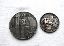 LOTTO DI 2 MONETE REGNO 20