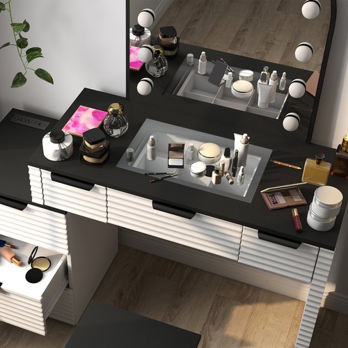 Set sedia scrivania vanity - sedia,