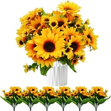 4 Fasci Girasoli Finti Fiore
