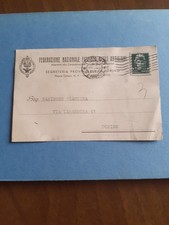storia postale Regno 1935 - Federazione Naz.le Fascista degli Artigiani - Torino