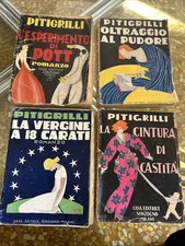 4 Libri di Pitigrilli Casa Editrice sonzogno