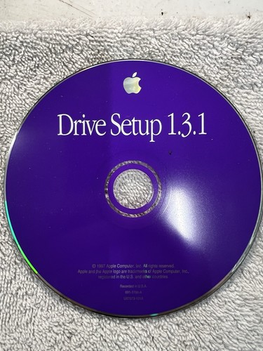 Apple drive setup - 1.3.1, cd