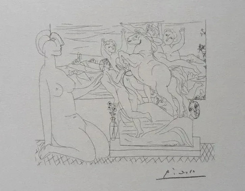 Pablo picasso scena - pablo, picasso:
