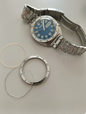 ORIGINAL SEIKO BEZEL INSERT SEIKO FIRST 70m DIVER 6106-8100 6106-8109 NEW