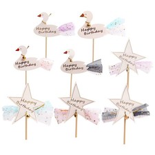  8 Pcs Decorazioni Torta Compleanno Raccolte Di Torte Topper Feste