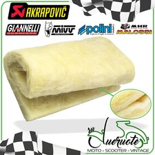 LANA DI ROCCIA PER MARMITTE VETRO SILENZIATORI SCARICHI UNIVERSALE MOTO SCOOTER