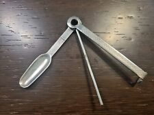 Curapipe in metallo con custodia in pelle cura pipe 3 attrezzi in 1 per pulizia