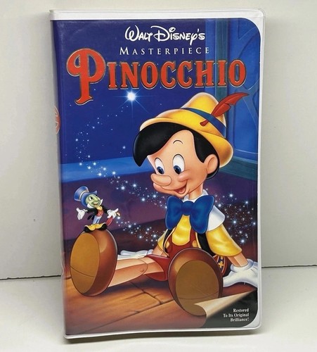 Pinocchio vhs disney video - pinocchio,