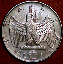 Italy 1 Lira 1940 Vittorio