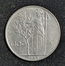 1956 R Italy 100 Lire