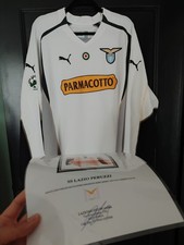 Lazio Rome Angelo PERUZZI 2004/2005 Match Worn Shirt With COA From Lazio Museum