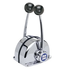 Ultraflex B104 comando cromato monoleva per due motori della barca