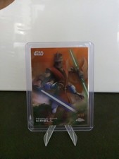 2025 Topps Chrome Star Wars General Pong Krell Rebel Orange Wave /25 #119 