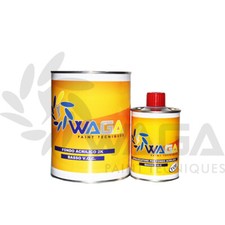 Waga Fondo Acrilico Bicomponente Top , Auto e Moto Grigio Chiaro + Catalizzatore