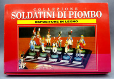 COLLEZIONE SOLDATINI DI PIOMBO - ESPOSITORE IN LEGNO -