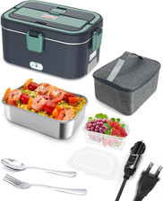 Scaldavivande Elettrico 80W, Uso 220V/24V/12V, Capacità 1,8 Litri per Auto E Cas