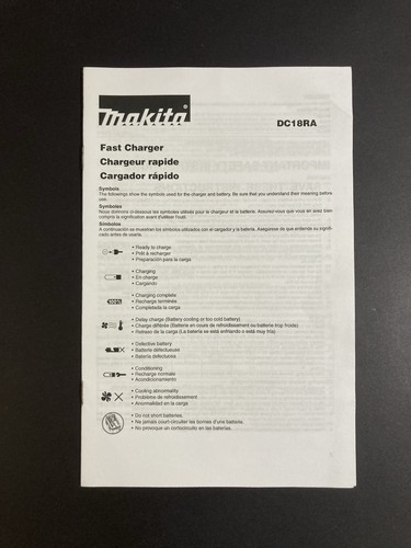 Makita 18v dc18ra - makita,