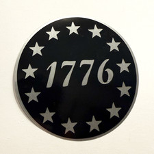 Adesivo metallizzato 1776 3,5"