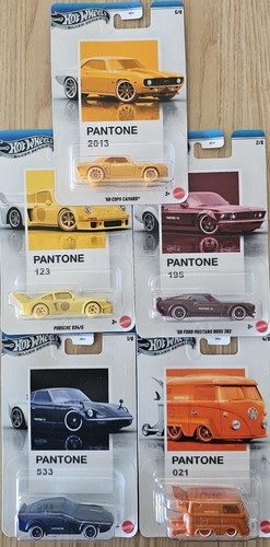 Hotwheels pantone set 5 - set,