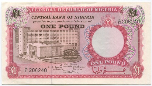 Nigeria 1967 1 - nigeria, sterlina