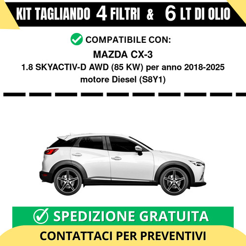 Tagliando per mazda 8 d - tagliando,