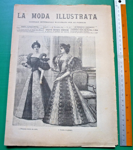Moda illustrata giornale - la,