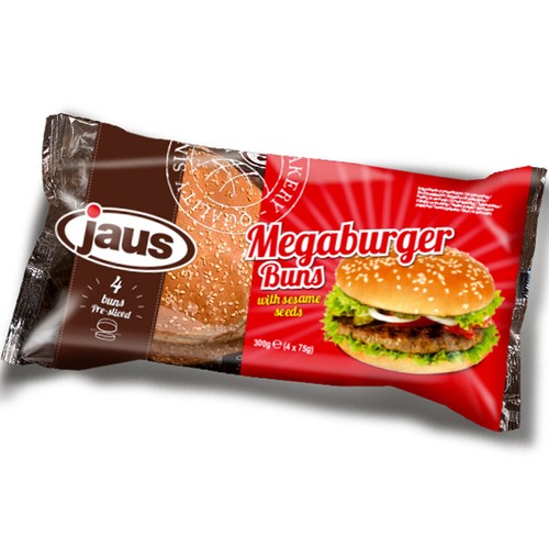 Jaus megaburger buns - jaus, panini