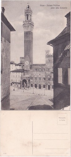 Siena palazzo pubblico - palazzo, preso