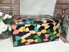  SCATOLA LATTA CARAMELLE ELAH GENOVA CM 34X22H16 lievi  segni di usura 