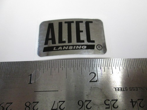 Altec 612 cabinets decal - altec,