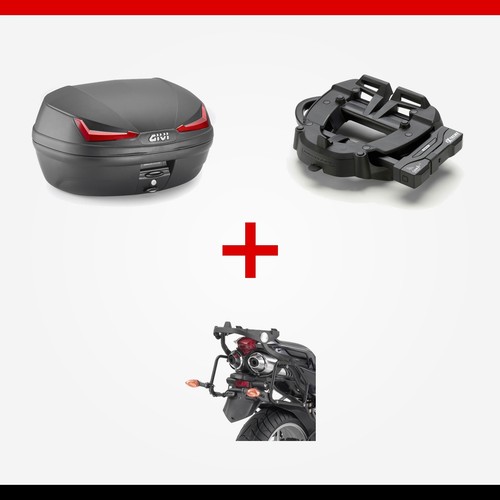 Kit givi e455n bauletto 45l - givi, +
