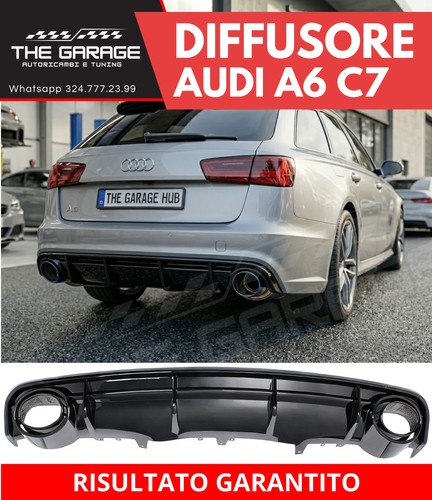 Diffusore rs6 look terminali - look,
