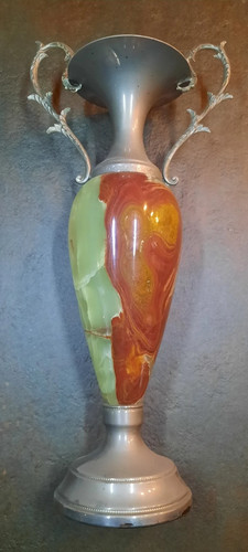 Anfora vaso onice venato - vaso, in
